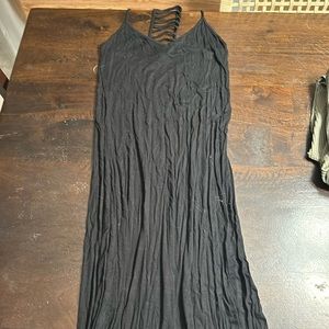 Long black forever 21 dress(goes to your ankles)
